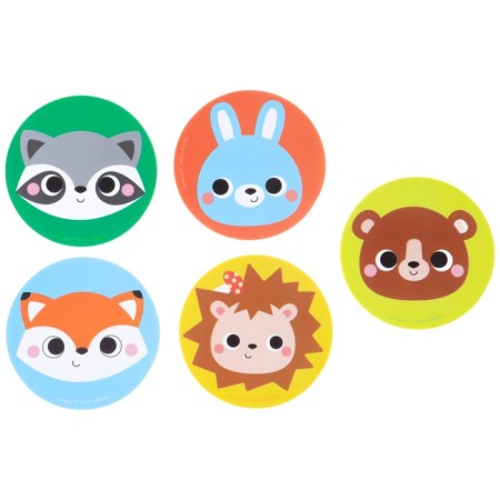 Memo-game: EVA stickers for the bathtub "Forest animals", crush me-3