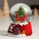 Souvenir Polystone Water Ball "Sails Santa Claus with gifts" 7x8x9 cm
