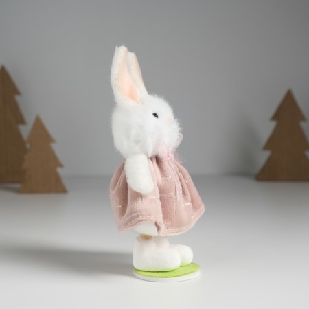 Souvenir "Bunny in a pink dress" 5.5x7x13.5 cm-2