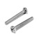 Screw, with a semicircular head, galvanized, din7985, m4x30 mm, 1000 pcs