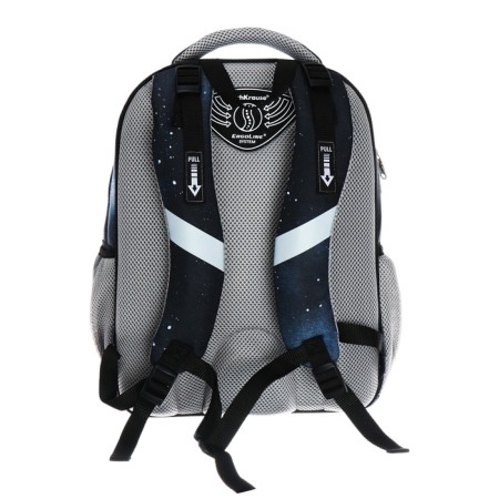 School backpack Erich Krause Ergoline 15l, 39 x 28 x 14 cm, ergonomic back, Timber Wolf 60100-4