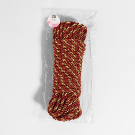Cord twisted, d = 5 mm, 9 ± 1 m, burgundy color-3