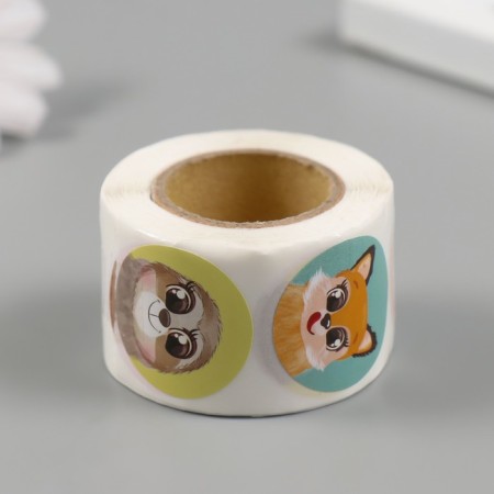 Stick Paper "Beast" d = 2.5 cm 252 pcs in roll-2