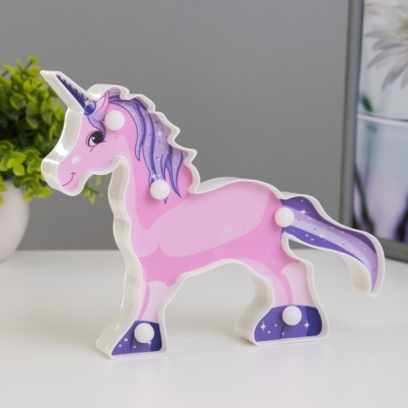 Nightlight "Fairytale unicorn" 5XLED batteries 2HAA MIX 21x3x17 cm Risalux-1