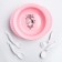 A set of children's dishes: a plate on a suction cup, 500 ml, a spoon, 2 pcs., Fork, 2 pcs., Mix colors