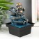Fountain "Happy Hothee with Persian" Zelen-Bronzovaya 19.5x13.5x10 cm