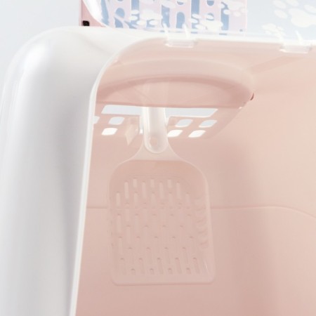 Lexi cats toilet closed white/pink 50.5 x 39 x 41 cm-5
