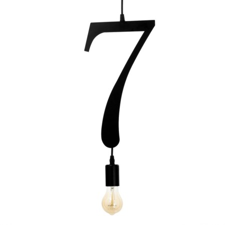 Bayerlux lamp "Figure 7" E27 40W Black 35x20 cm-1