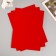 A set of hard felt "Astra" (3 pcs) red, 3 mm, 20x30 cm