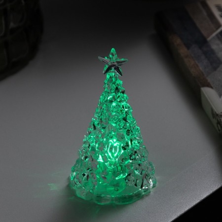 Figure Light "Christmas tree" 10x6 cm, from batteries 3XAG13 (included), glow of RGB-1