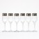 Minibar 6 items: glasses 50 ml