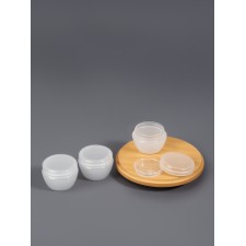 Storage jar, 10 ml, packing - 3 pcs, white color
