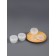 Storage jar, 10 ml, packing - 3 pcs, white color