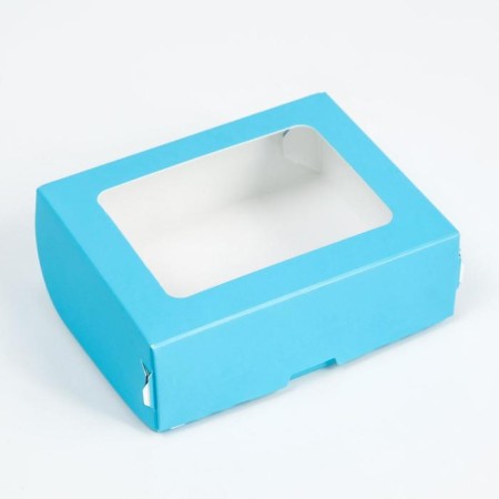 Temple container, blue, 10 x 8 x 3.5 cm