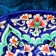 Largan Rishtan ceramics "Flowers", 32 cm, blue