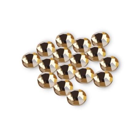 Rhinestones "Crystal", No. 10 Topaz, 50 pcs