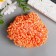 Stamens for flowers "droplets bubble orange" 4x7 mm set 700 pcs length 6.5 cm