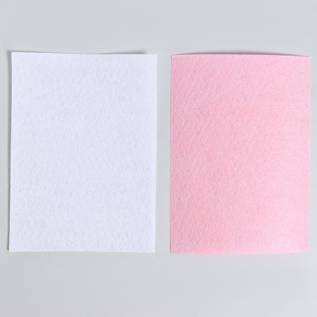 Set for creating an Easter basket made of felt "Easter bunny"-4