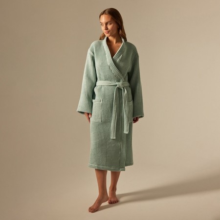 Welfare Women's bathrobe SL Home: BOHO "Azzura", size M, 100% cotton, 280 g/m2-2