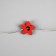 Garland “thread” 2 m dews with nozzles “flower”, IP20, silver thread, 20 LED, glow warm white, AAX2