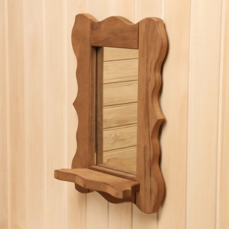 Mirror "Carved with a shelf" thermo, 48x33x10-1