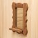 Mirror "Carved with a shelf" thermo, 48x33x10