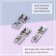 A set of legs for a sewing machine, brown, 3/4/6 mm, 3 pcs