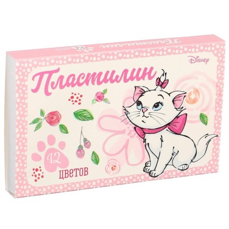 Plasticine 12 colors 180 g "Marie", cats-aristocrats-1