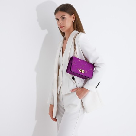 Bag-mixer on fasteners, lilac color-6