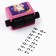 Mathematical seal "Joyful cat", subtraction, 100 examples