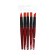 Set of brushes latex 5 pieces, large