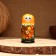 Matryoshka 5-doll "festive orange" with God's cow 10-11 cm