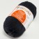 Yarn "Natural cotton" 100% cotton 425m/100g (02-black)