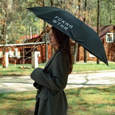 Mechanical female mechanical umbrella, 8 spokes, d = 95, black color-10