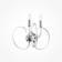 Bra Maytoni Mod051WL-02TR, 2HE14, 40W, 30x20x32 cm, color transparent color