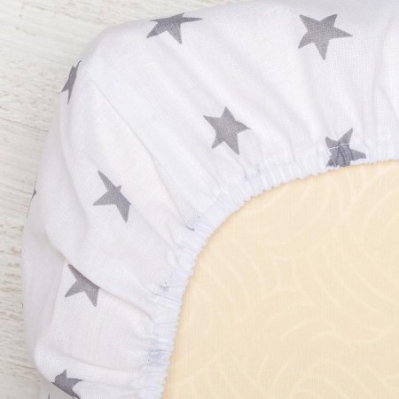 Children's bed underwear "Night", gray color, 112x147, 60x120, 40x60cm-3