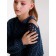 Свитер для девочки Amarobaby Knit Trend, рост 134 см, цвет синий
