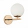 Wall lamp EVOLUCE. Sle106801-01. Sonco. 1x40 W, E14, 13.8x21 cm, color French gold