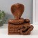 New Year's figure "Cobra on a chest of 20 x17 x 12 cm.