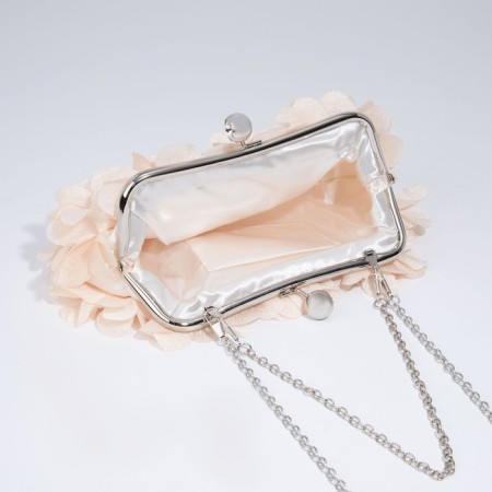 Clamp bag on the farmar, beige color-6