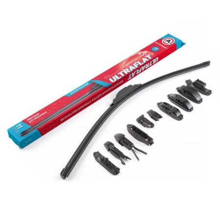 Autoprofi wiper brush, 22 "/ 550 mm, frameless, 11 adapters