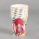 Single -paper glass "Happy Birthday", 250 ml