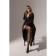 Teenage tights "large peas", black color, height 158-164 cm
