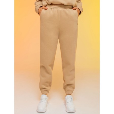 Female trousers, size 50, sandy color-1
