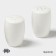 Set for spices Magistro OliveQueen, Solonka, Listen, Porcelain, White