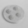 Mold Silicon "Flowers" D-1.2 cm, weight Publishing House 1.6 grams mix