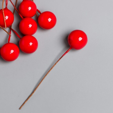 Stream for flowers "Red ball" d = 1.2 cm 6x1.2x1.2 cm
