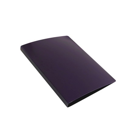 Folder with A4 clamp, 700 μm, root 27 mm, calligrata deluxe, inner pocket, up to 180 sheets, blueberry / black-1