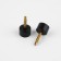 Heels for heels, d = 10 × 6 mm, 2 pcs, black color