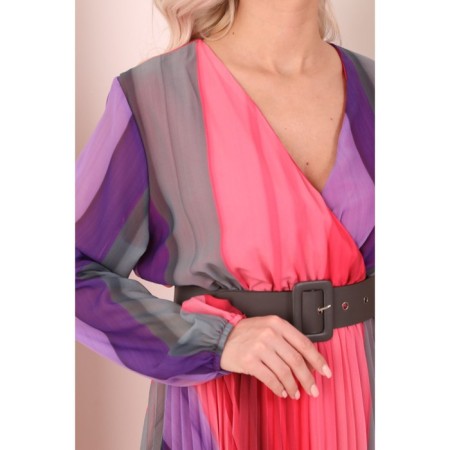 Women's dress, size 54, pink color-15